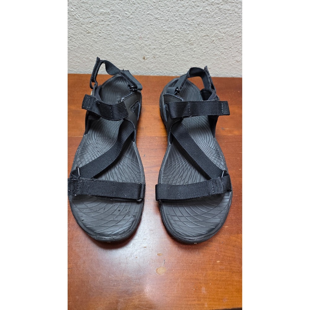 Merrell Terrant Strap Sandals Mens 11 Black Hiking Outdoor Vibram J37647